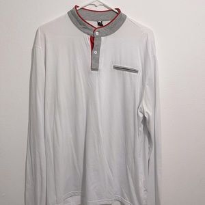 SHEIN, Long Sleeve Tshirts, chinese collar.